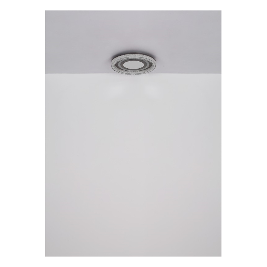 Globo - Lámpara de techo LED regulable LED/48W/230V 2700-6000K diámetro 48 cm antracita + mando a distancia