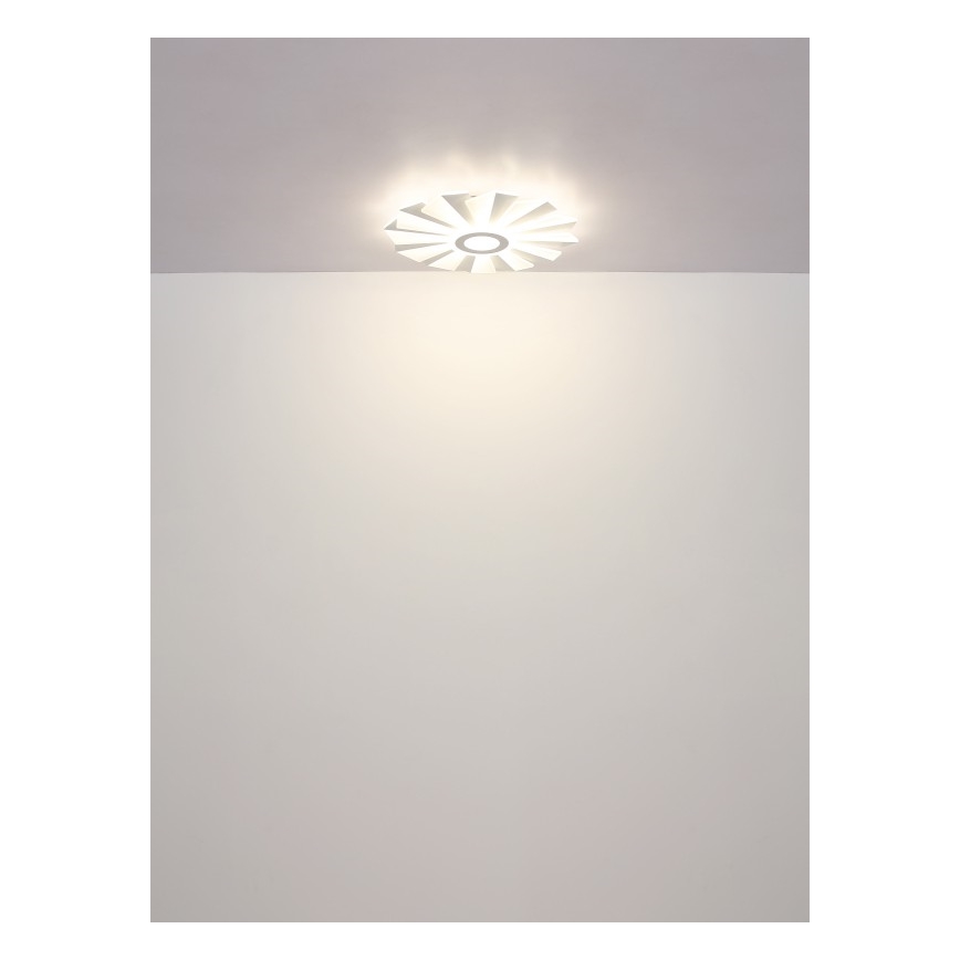 Globo - Lámpara de techo LED regulable LED/58W/230V 2700-6000K diámetro 50 cm blanca + mando a distancia