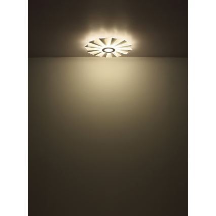 Globo - Lámpara de techo LED regulable LED/58W/230V 2700-6000K diámetro 50 cm blanca + mando a distancia