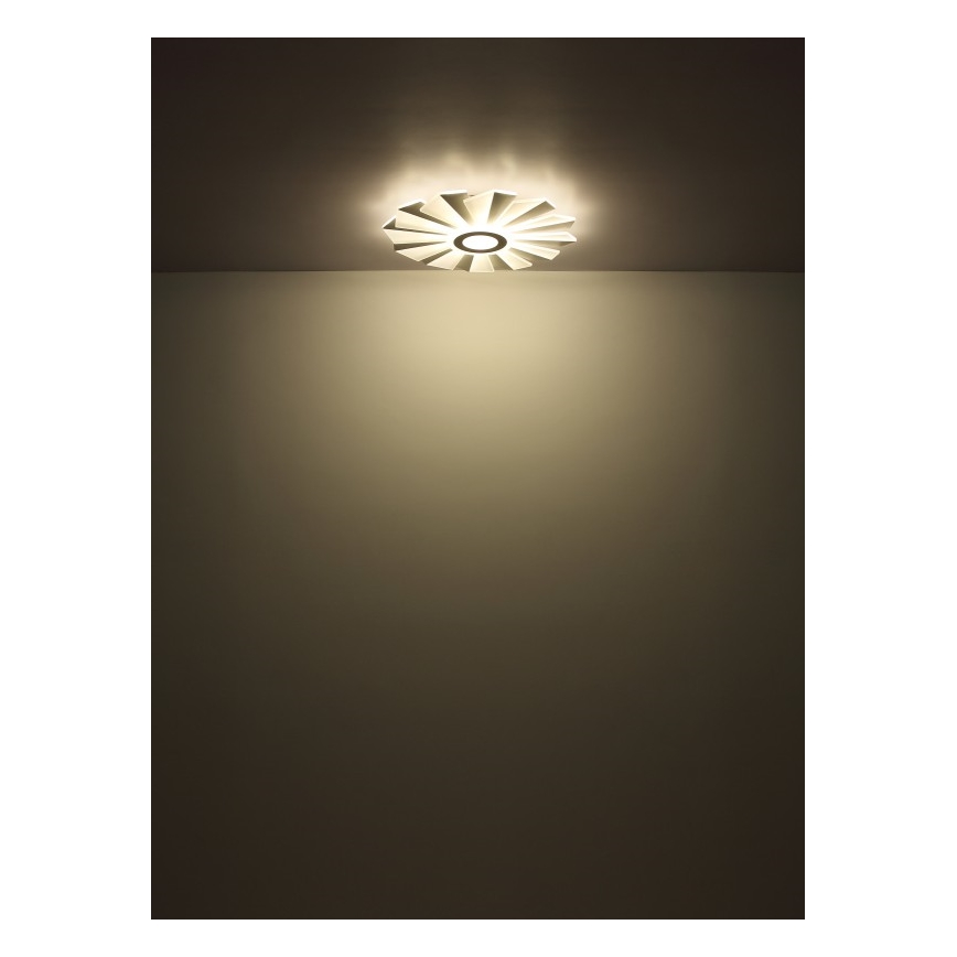 Globo - Lámpara de techo LED regulable LED/58W/230V 2700-6000K diámetro 50 cm blanca + mando a distancia