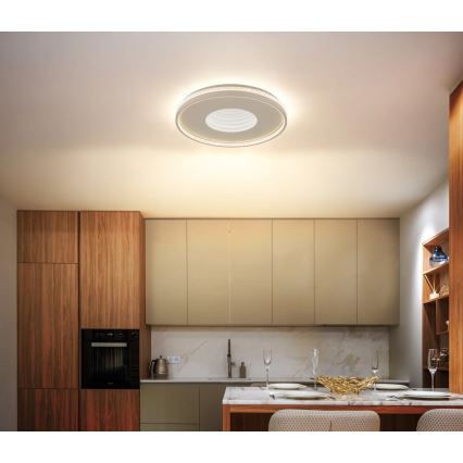 Globo - Luminaria de techo LED regulable LED/40W/230V 2700-6500K ø 50,5 cm + control remoto