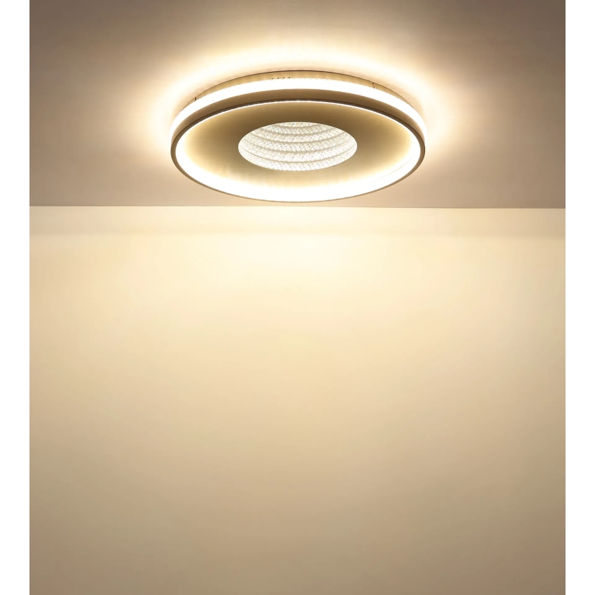 Globo - Luminaria de techo LED regulable LED/40W/230V 2700-6500K ø 50,5 cm + control remoto