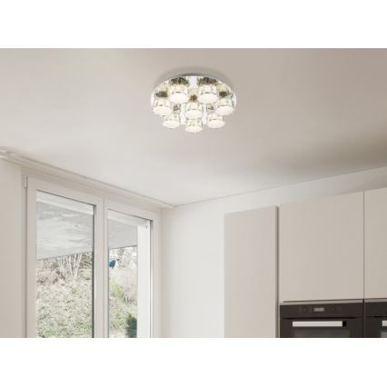 Globo - Plafón LED regulable LED/64W/230V 4000K diá. 50 cm