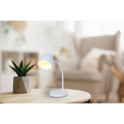 Globo - Lámpara de mesa 1xE14/25W/230V blanco
