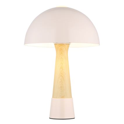 Globo - Lámpara de mesa 1xE27ILLU/40W/230V beige