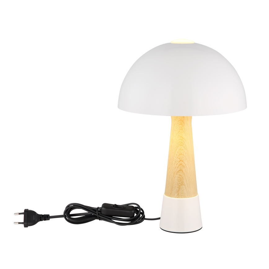 Globo - Lámpara de sobremesa 1xE27ILLU/40W/230V blanca