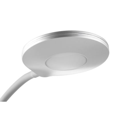 Globo - Lámpara de mesa LED regulable táctil flexible LED/4,6W/230V plata