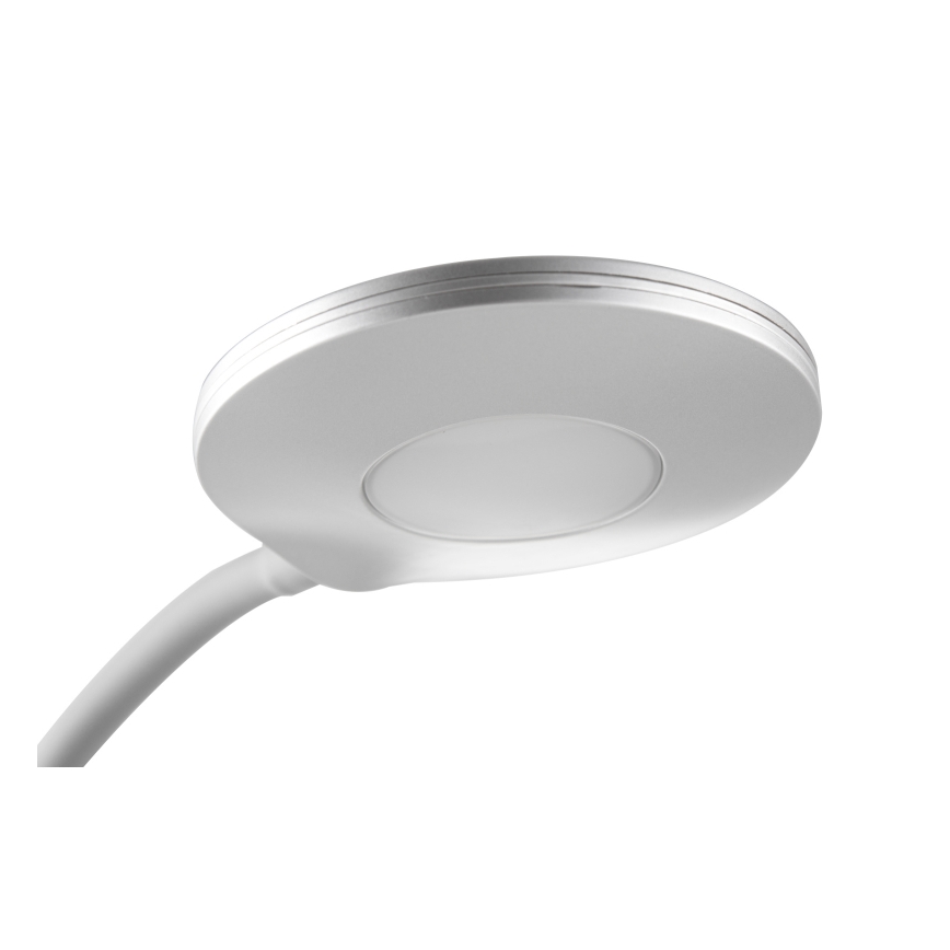 Globo - Lámpara de mesa LED regulable táctil flexible LED/4,6W/230V plata