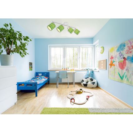 Globo 54009-4 - Foco infantil LEMMI 4xE14/15W/230V
