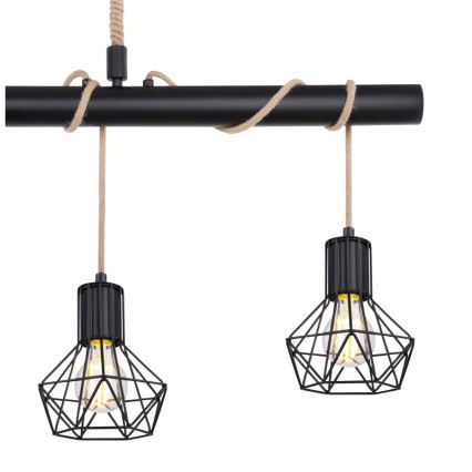 Globo - Lámpara colgante 4xE27/60W/230V