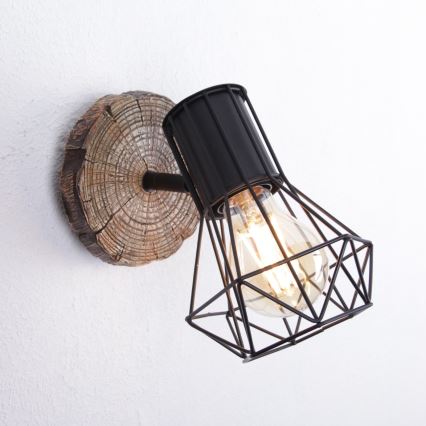 Globo - Lámpara de pared con foco 1xE27/60W/230V