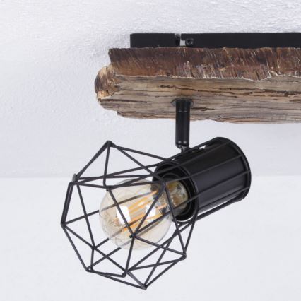 Globo - Lámpara de techo con 2 focos E27/60W/230V