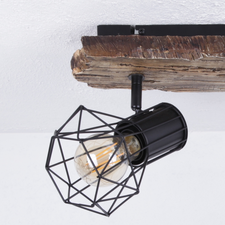 Globo - Lámpara de techo con 2 focos E27/60W/230V