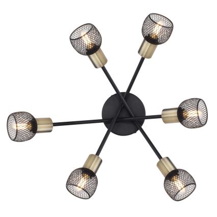 Globo - Lámpara de araña 6xE14/40W/230V