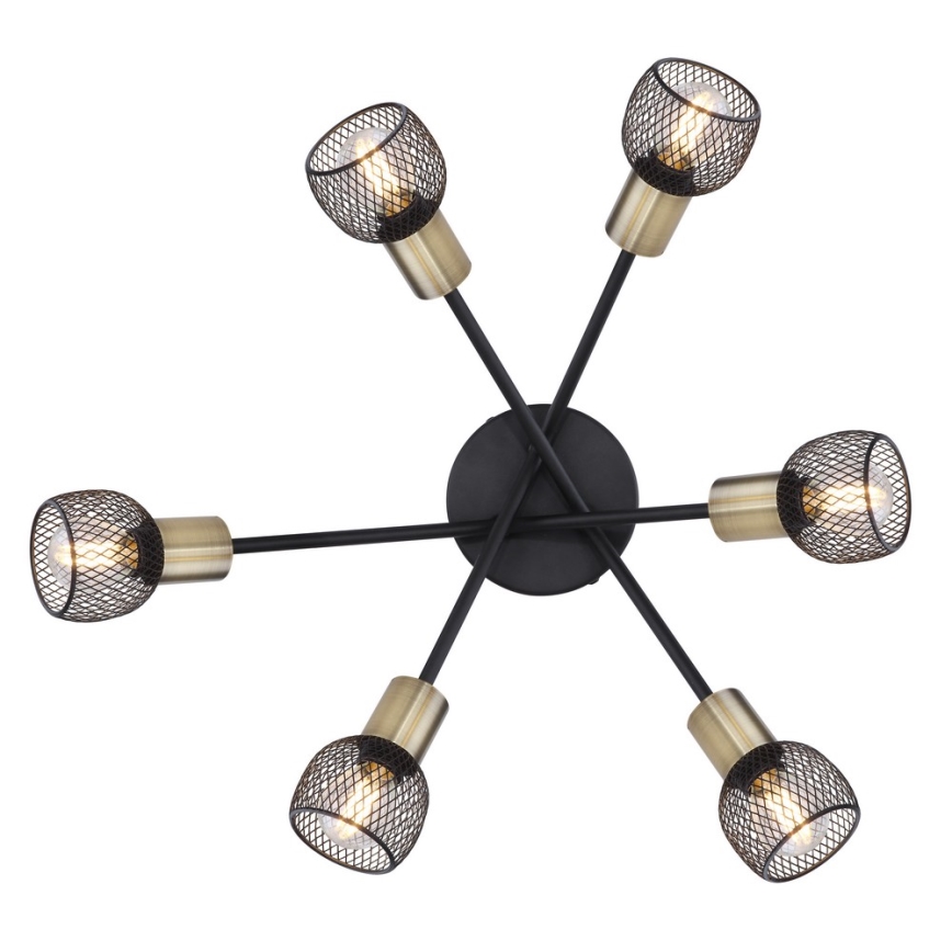 Globo - Lámpara de araña 6xE14/40W/230V