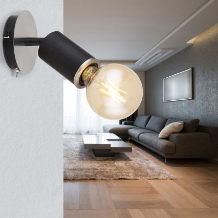 Globo - Foco de pared 1xE27/60W/230V