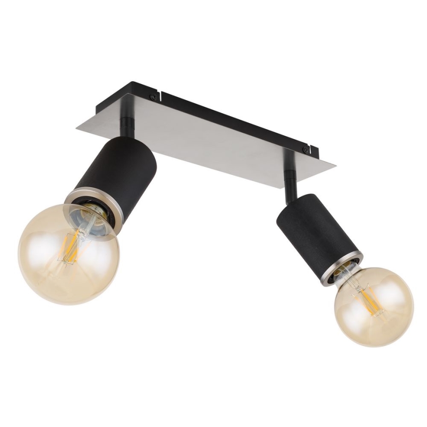 Globo - Lámpara de techo con 2 focos E27/60W/230V