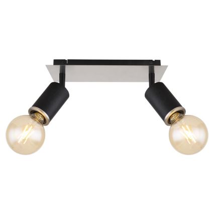 Globo - Lámpara de techo con 2 focos E27/60W/230V
