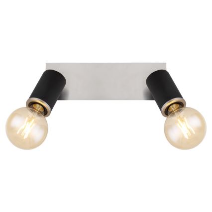 Globo - Lámpara de techo con 2 focos E27/60W/230V
