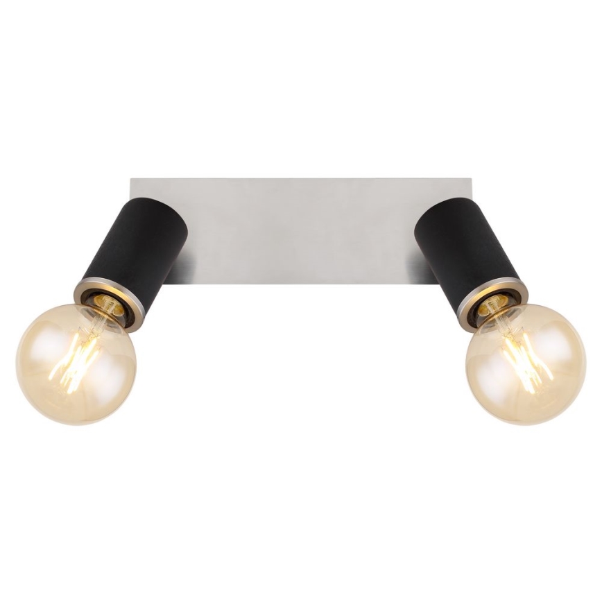Globo - Lámpara de techo con 2 focos E27/60W/230V