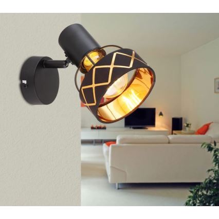 Globo 54040-1 - Foco de pared BLANCA 1xE27/40W/230V
