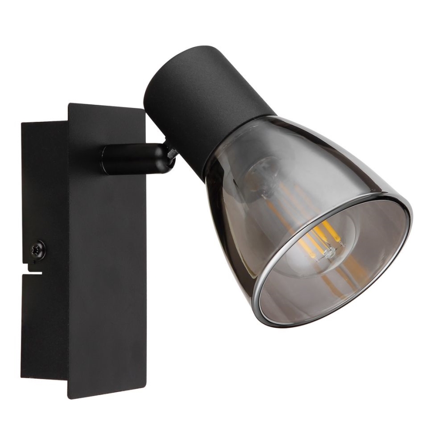 Globo - Lámpara de pared con foco 1xE14/40W/230V negra