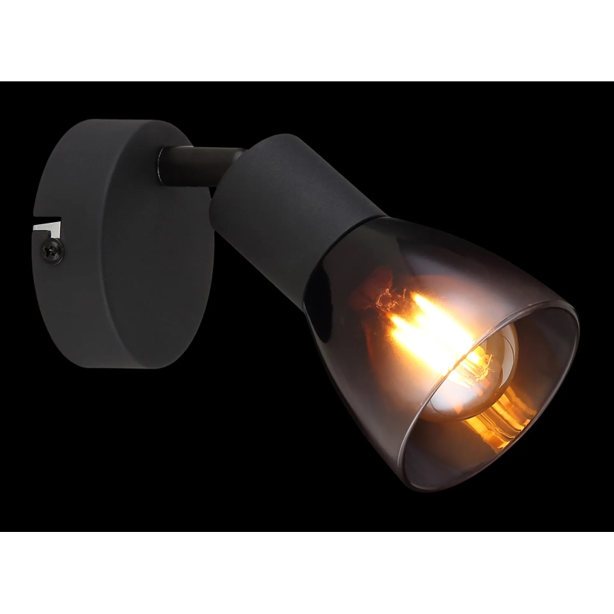 Globo - Foco de pared 1xE14/25W/230V negro