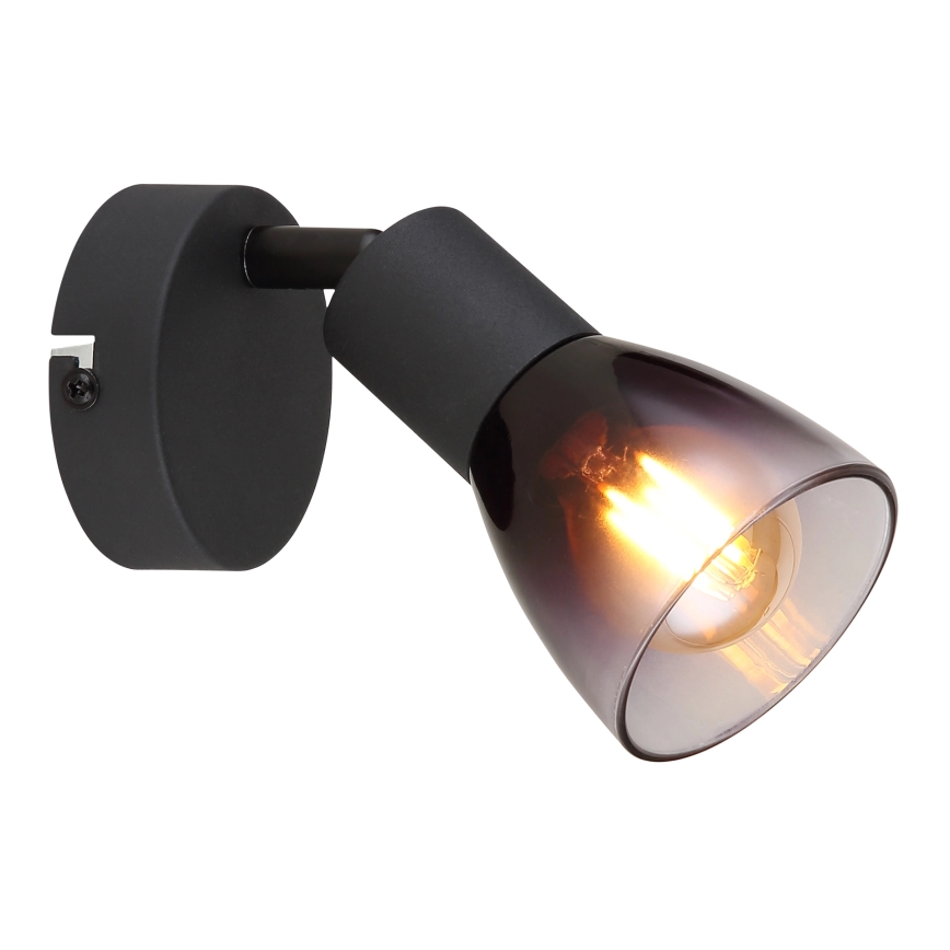 Globo - Foco de pared 1xE14/25W/230V negro