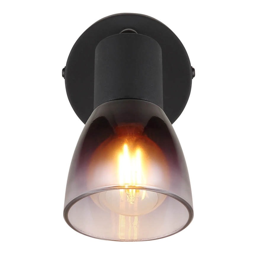 Globo - Foco de pared 1xE14/25W/230V negro