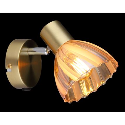 Globo - Foco de pared 1xE14/40W/230V dorado