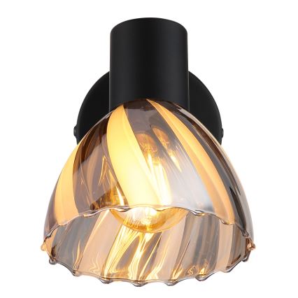 Globo - Foco de pared 1xE14/40W/230V negro
