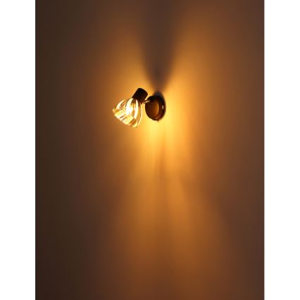 Globo - Foco de pared 1xE14/40W/230V negro