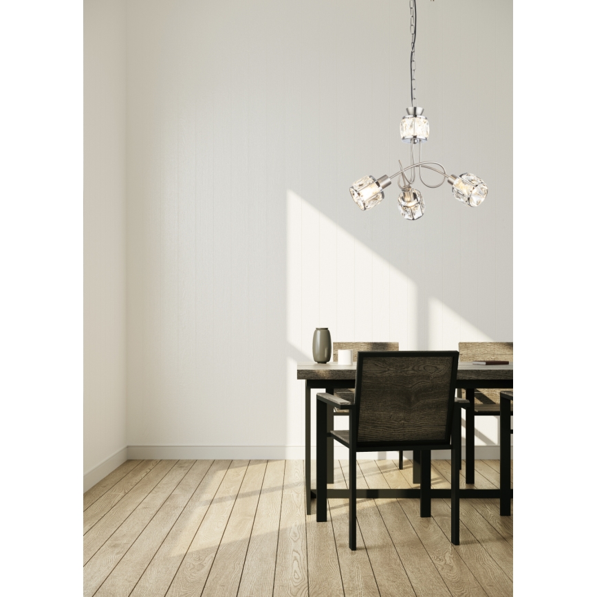 Globo - Lámpara de techo LED en cadena 3xE14/40W/230V + LED/5W