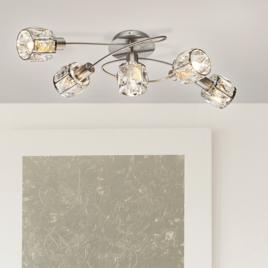 Globo - Lámpara de techo 5xE14/40W/230V