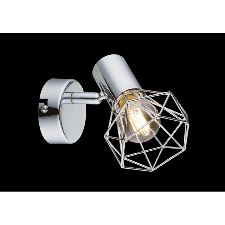 Globo - Foco de pared 1xE14/40W/230V cromo brillante