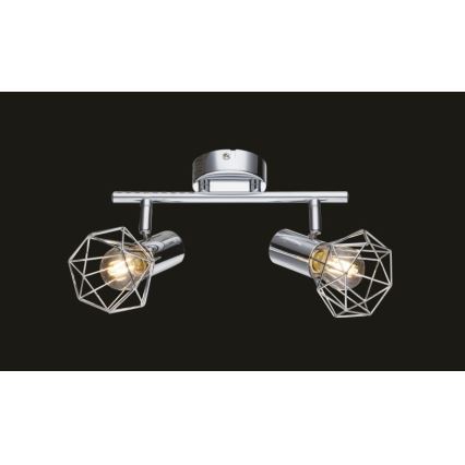 Globo 54802-2 - Foco XARA I 2xE14/40W/230V