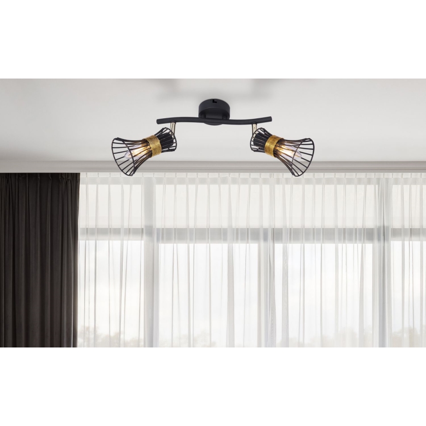 Globo 54814-2 - Foco PURRA 2xE14/40W/230V
