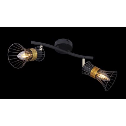 Globo 54814-2 - Foco PURRA 2xE14/40W/230V