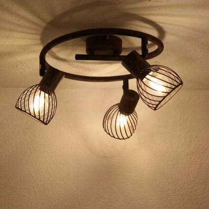 Globo 54817-3 - Foco ISABELLE 3xE14/40W/230V