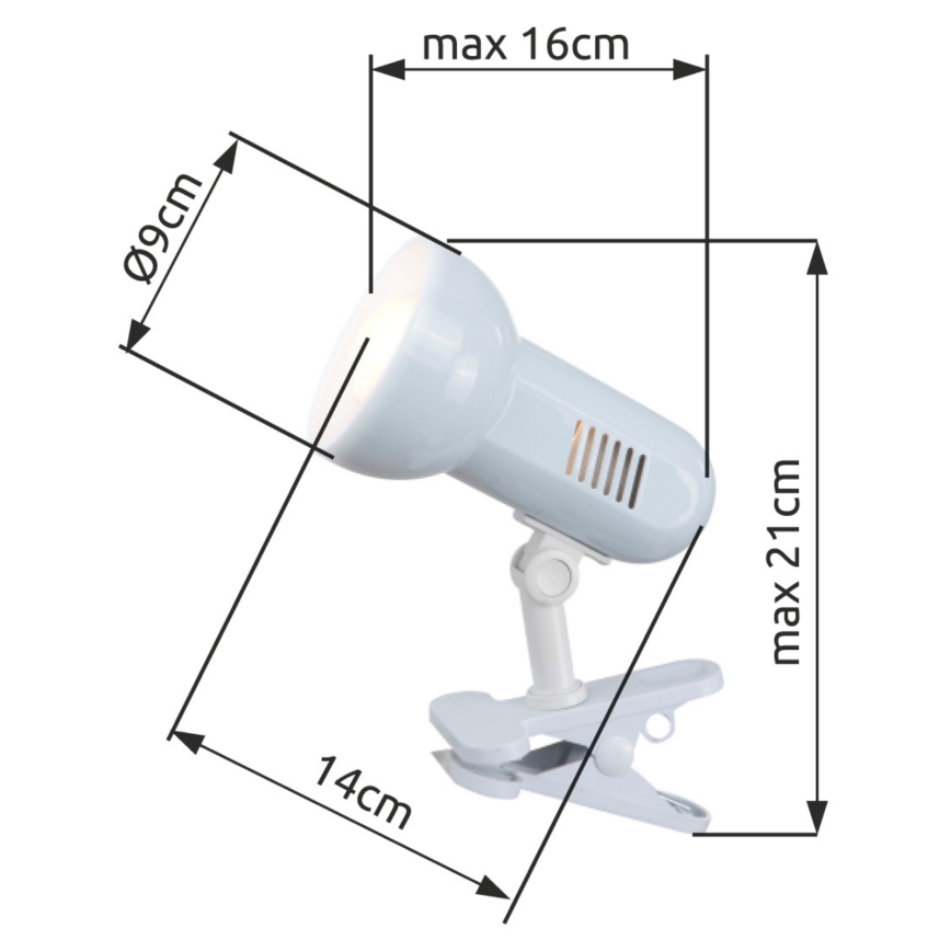 Globo 5496 - Lámpara de mesa BASIC 1xE27/40W