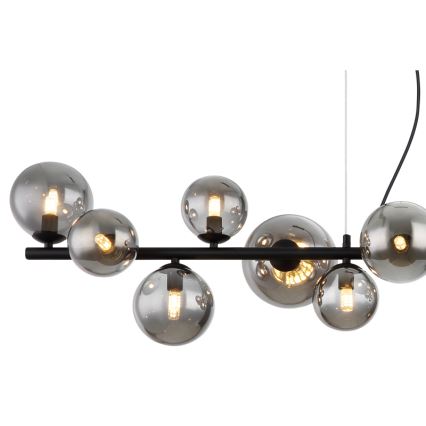 Globo - Lámpara LED colgante 13xG9/3,5W/230V ahumado/negro