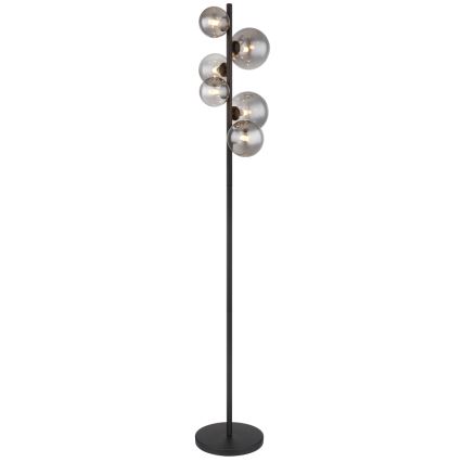 Globo - Lámpara LED de pie 6xG9/3,5W/230V ahumado/negro