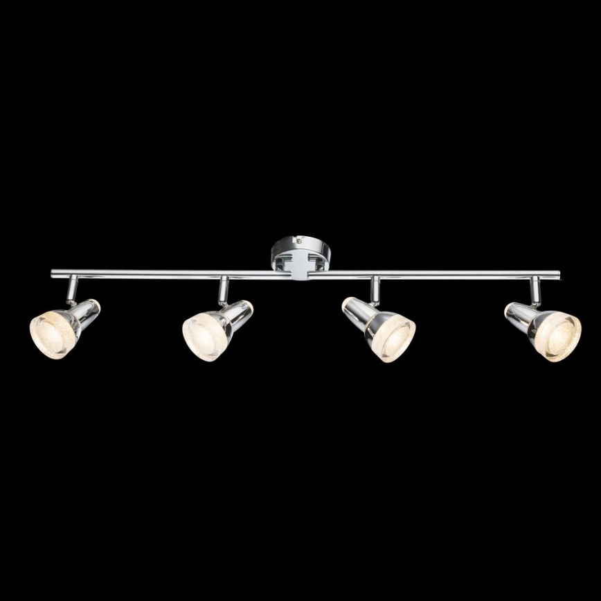 Globo - Foco LED 4xLED/4W/230V cromo brillante