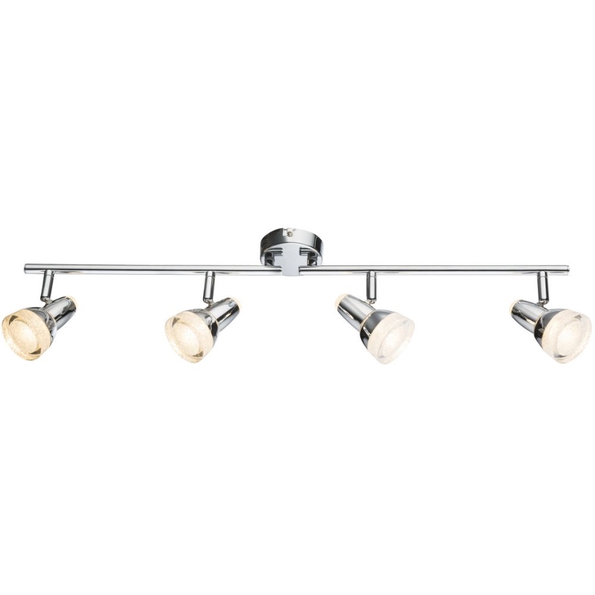 Globo - Foco LED 4xLED/4W/230V cromo brillante