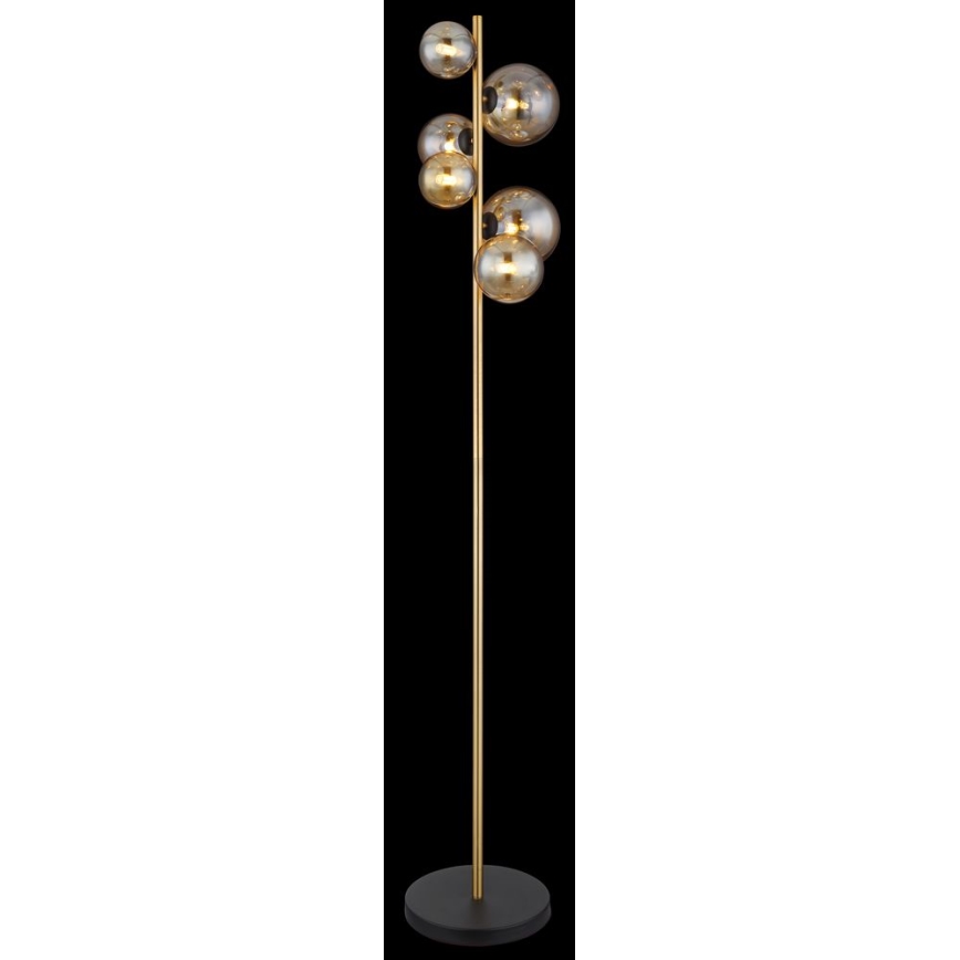 Globo - Lámpara de pie LED 6xG9/3W/230V latón