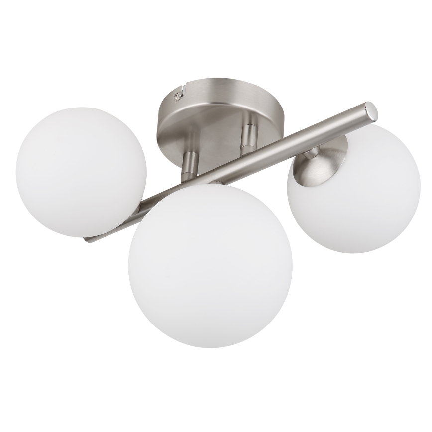 Globo - Lámpara de techo LED RIHA 3xG9/3,5W/230V cromo mate