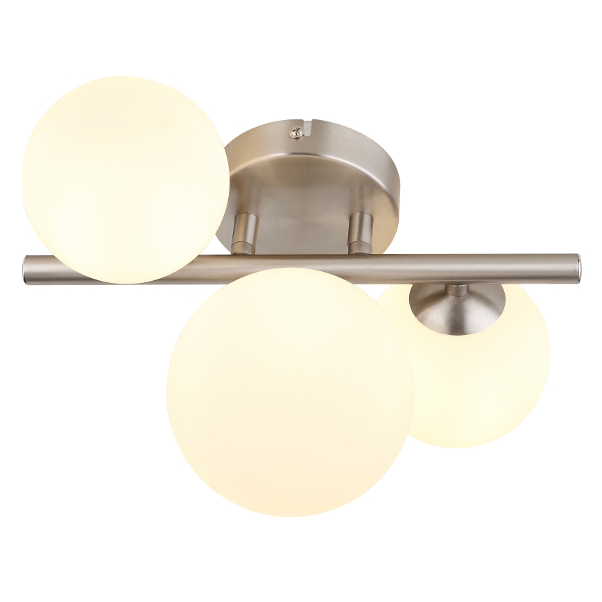 Globo - Lámpara de techo LED RIHA 3xG9/3,5W/230V cromo mate
