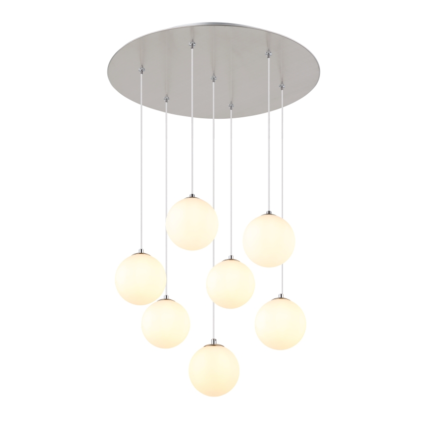 Globo - Lámpara LED colgante 7xG9/3,5W/230V blanco
