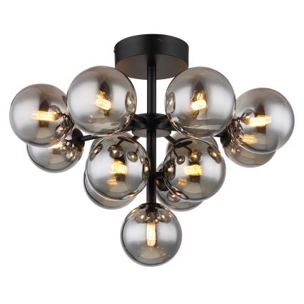 Globo - Lámpara de techo 13xG9/5W/230V diá. 56 cm negro