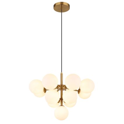 Globo - Lámpara colgante 13xG9/5W/230V diá. 56 cm dorado